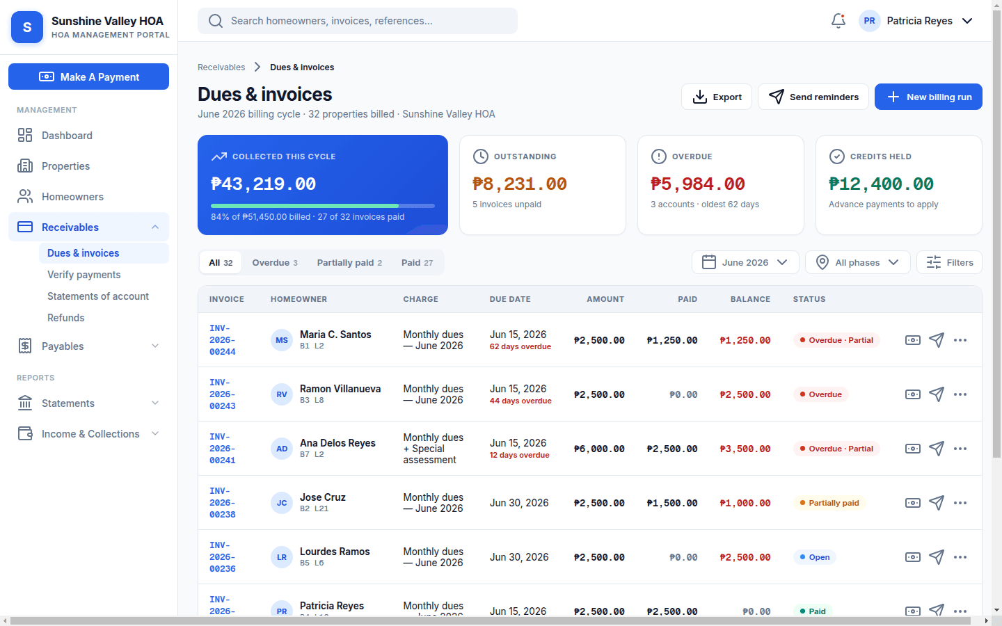 Billing & Collections
